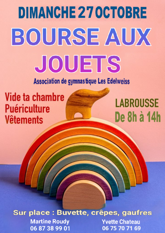 affiche bourse aux jouets