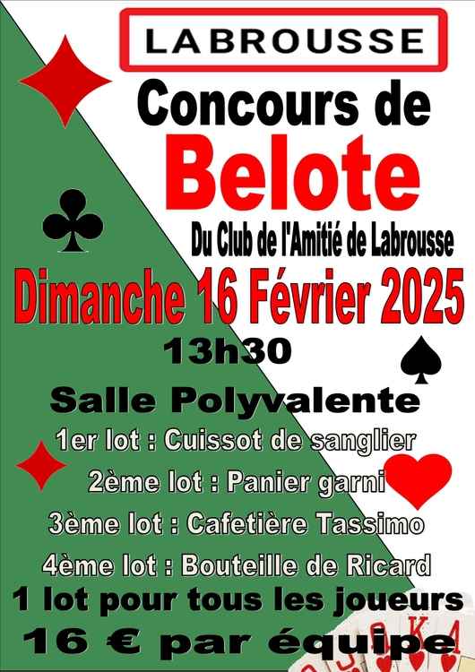 concours de belote